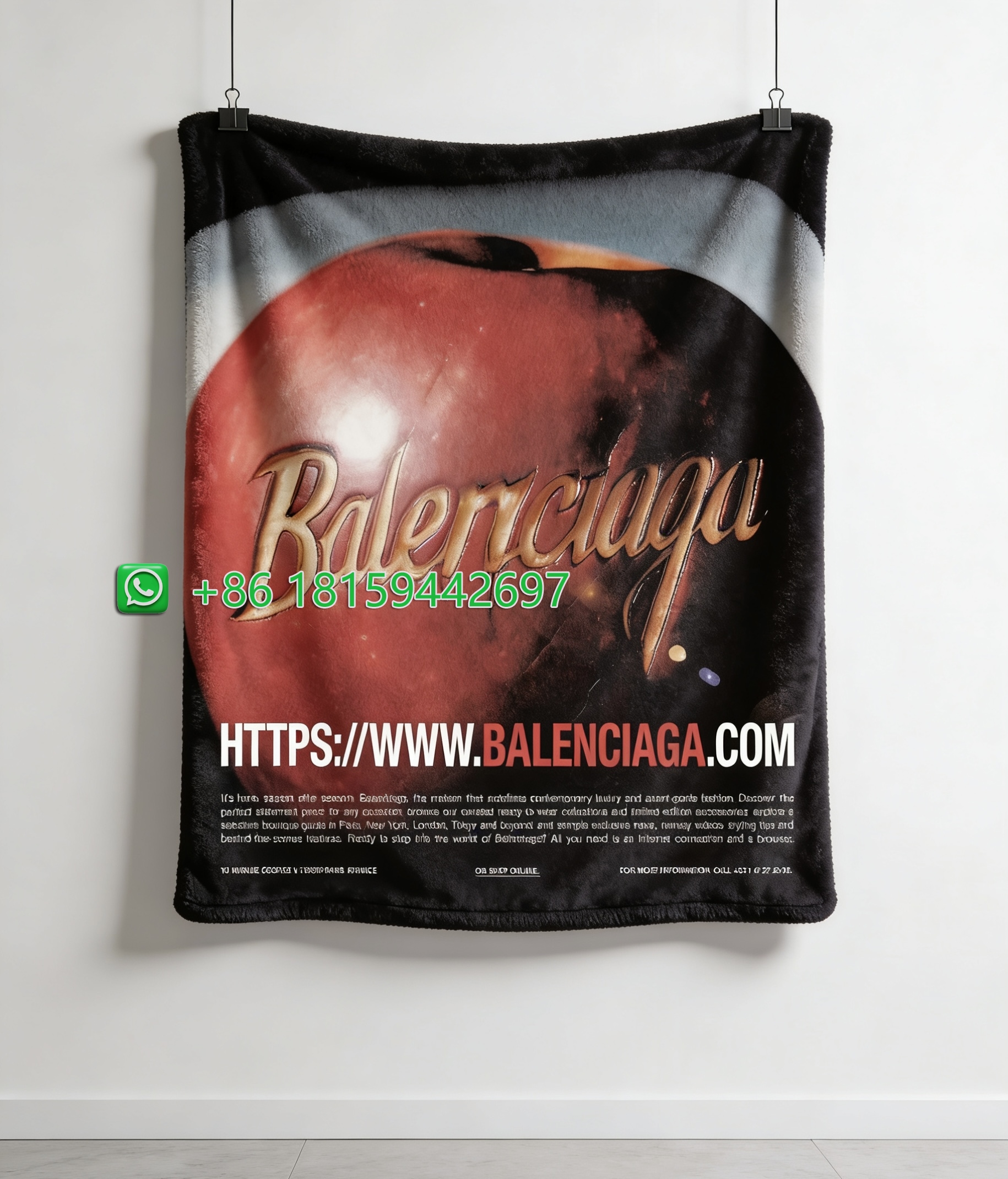 Balenciaga Throw Blankets